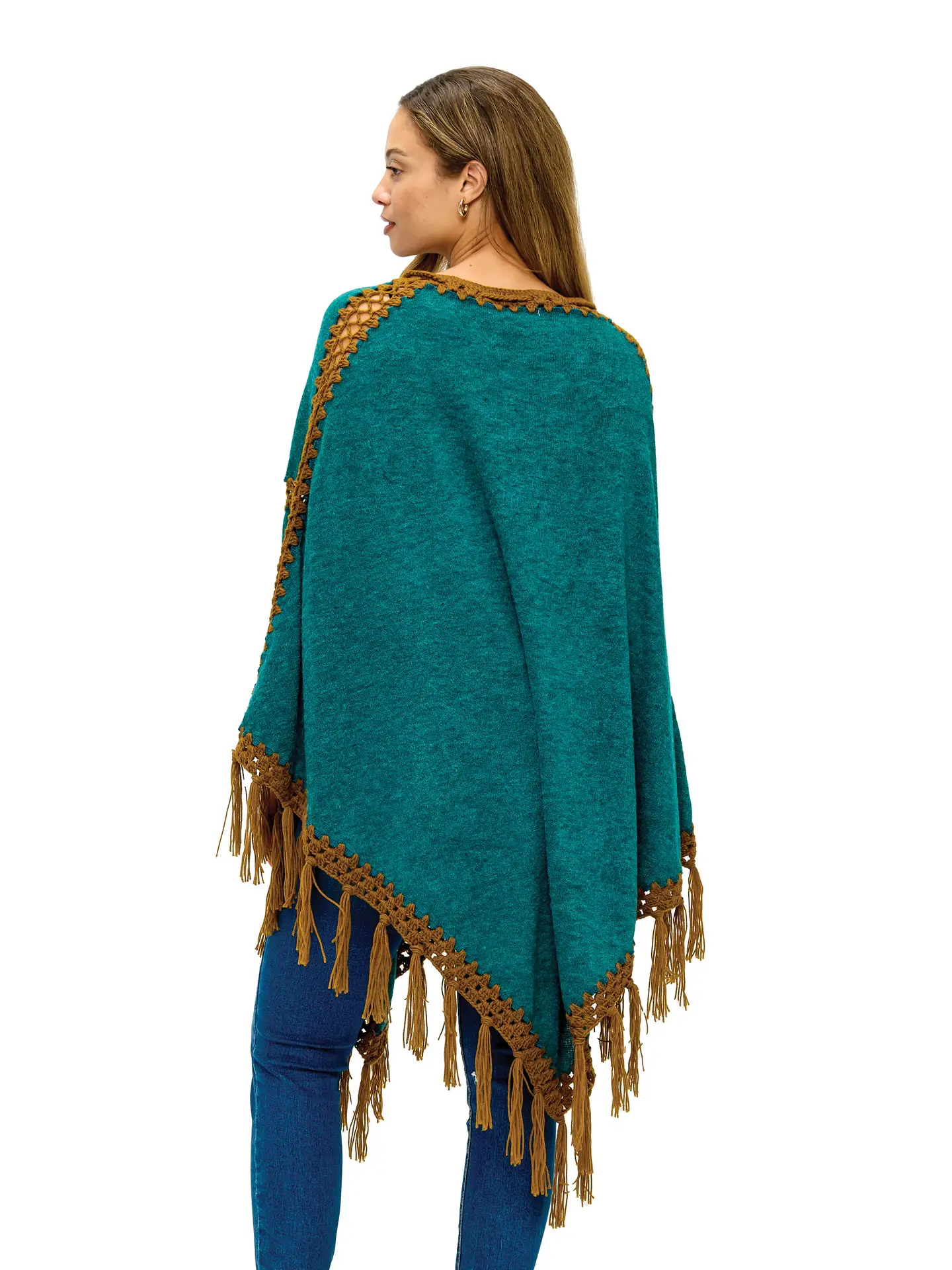 Boho Patchwork Poncho