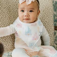 Disney Princess Baby Bandana Bib Set 4pk