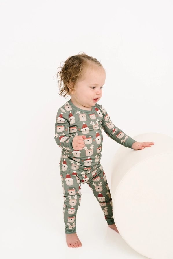 Kids Christmas Bears Bamboo Pajamas