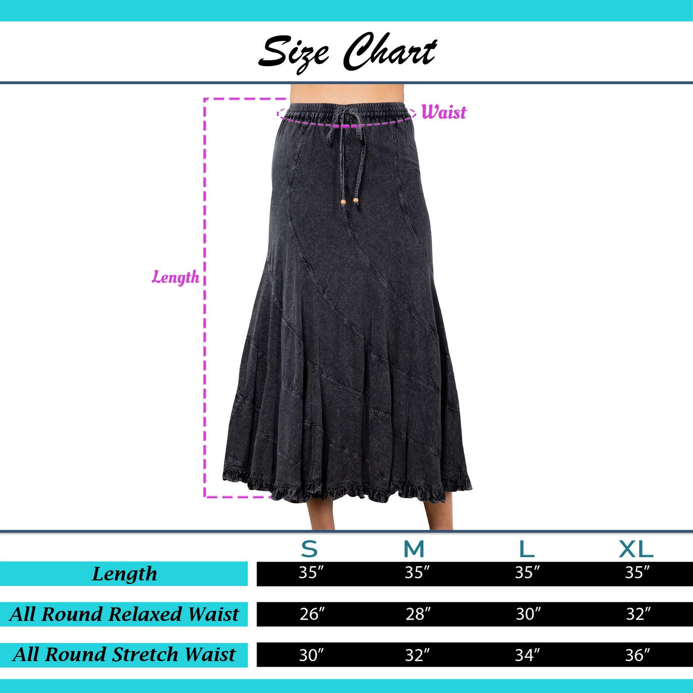 Boho Flair Asymmetrical Panel Skirt