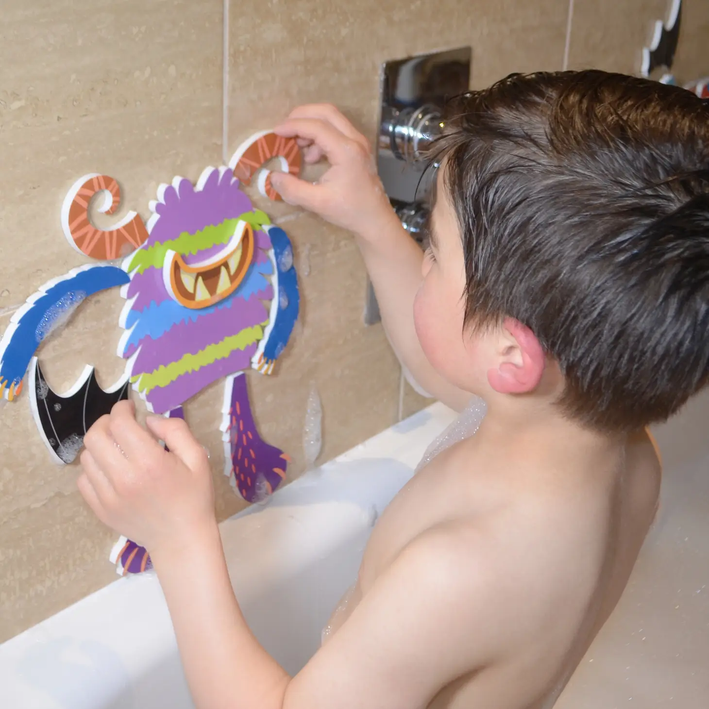 Bath Stickers Silly Monsters