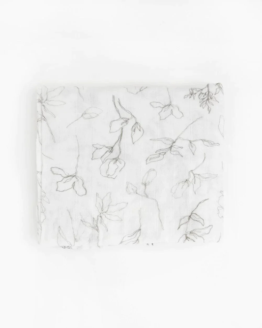 Organic Swaddle Pencil Floral