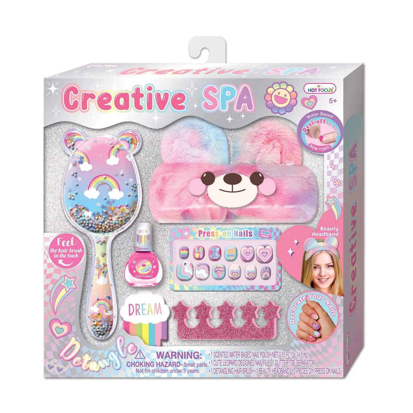 Girls Rainbow Spa Set