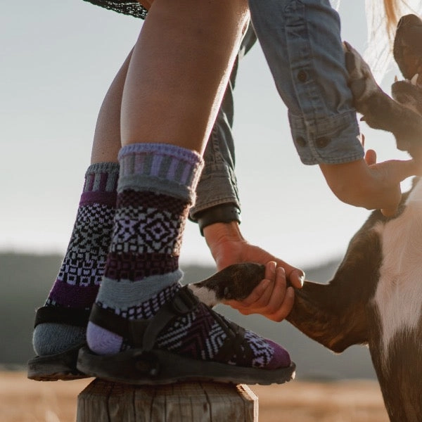 Wisteria Adult Socks