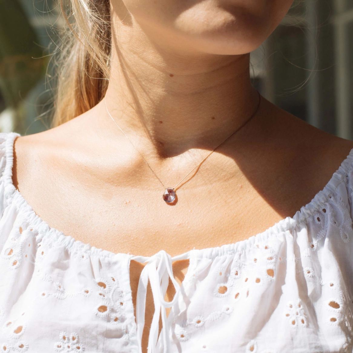 Luxe Necklace Fluorite For Magic