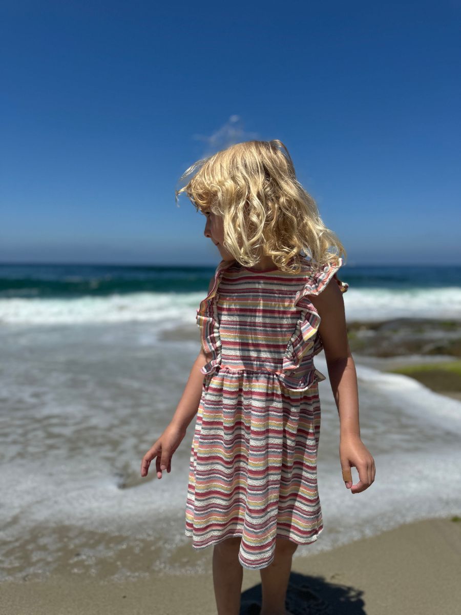 Girls Striped Maria Dress