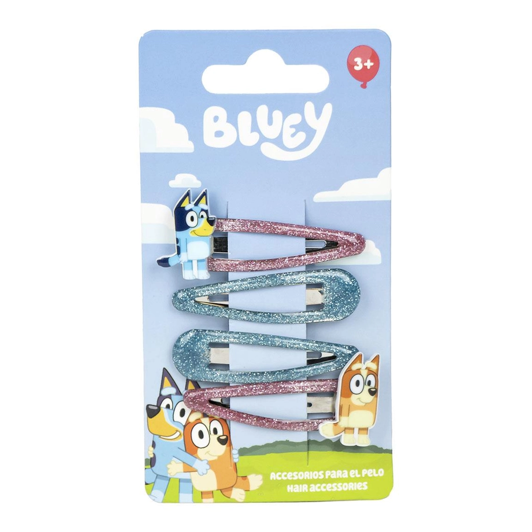 Bluey Hair Clips 4pk