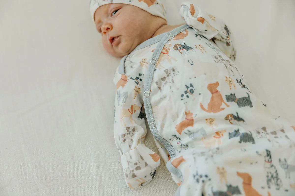 Rufus Newborn Knotted Gown