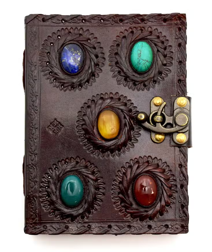 5 Big Stones Leather Journal