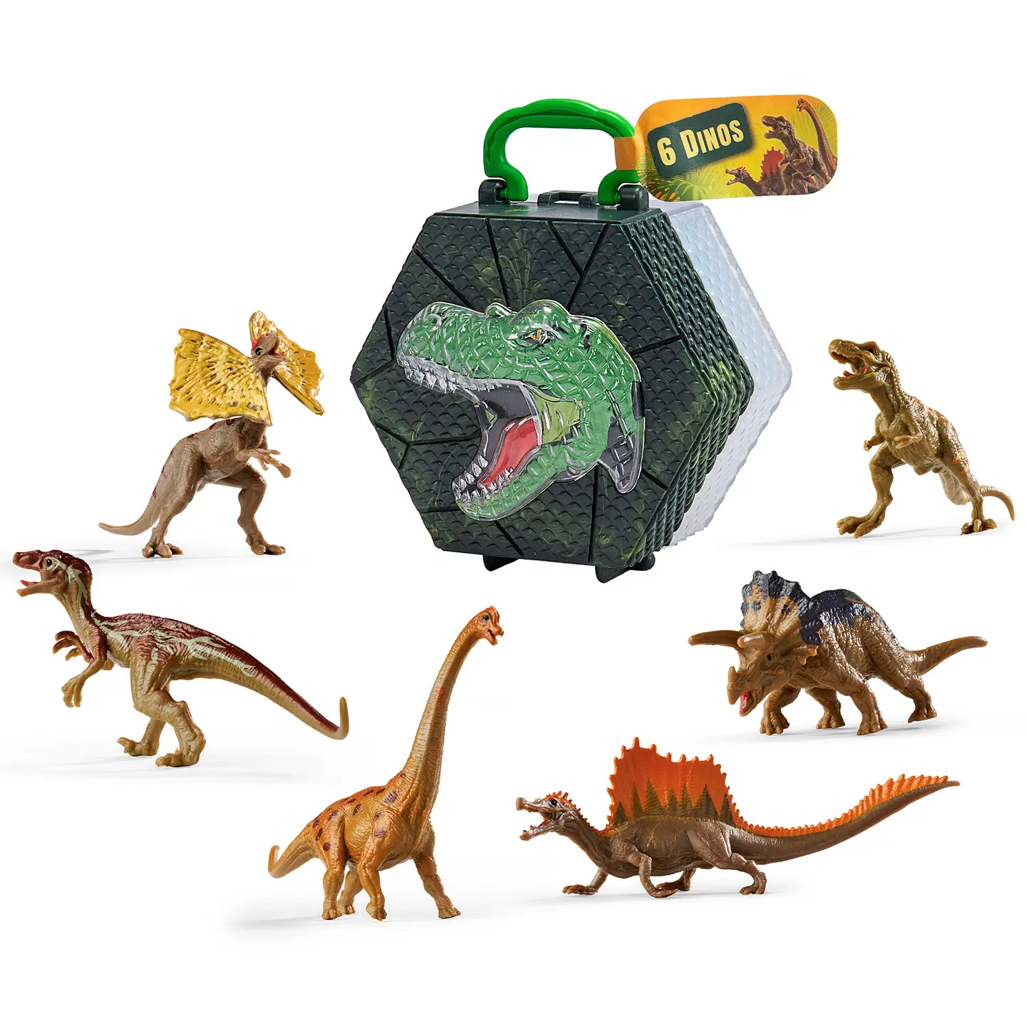 Dinosaurs in Carrying Case Toy