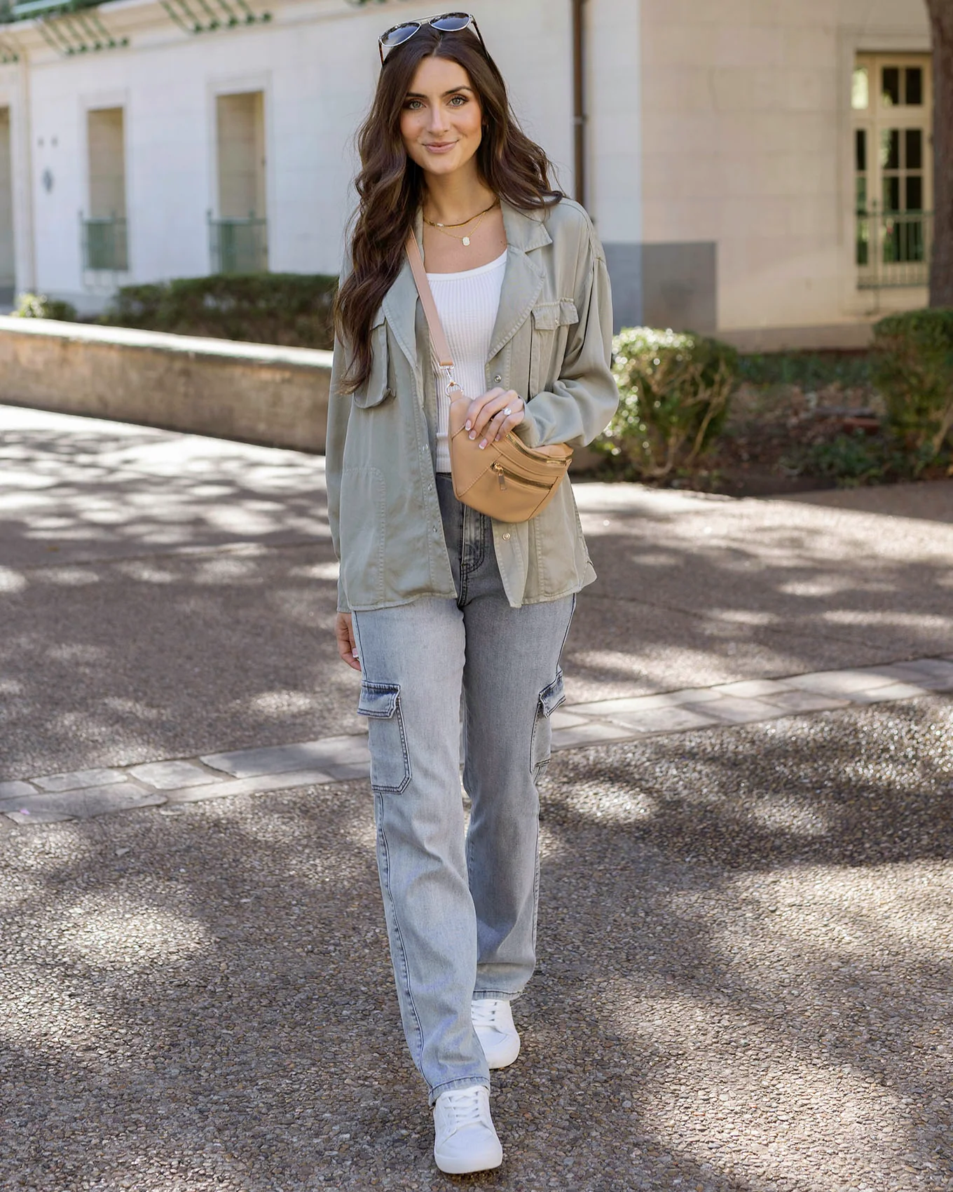 Tencel Utility Shirt Jacket