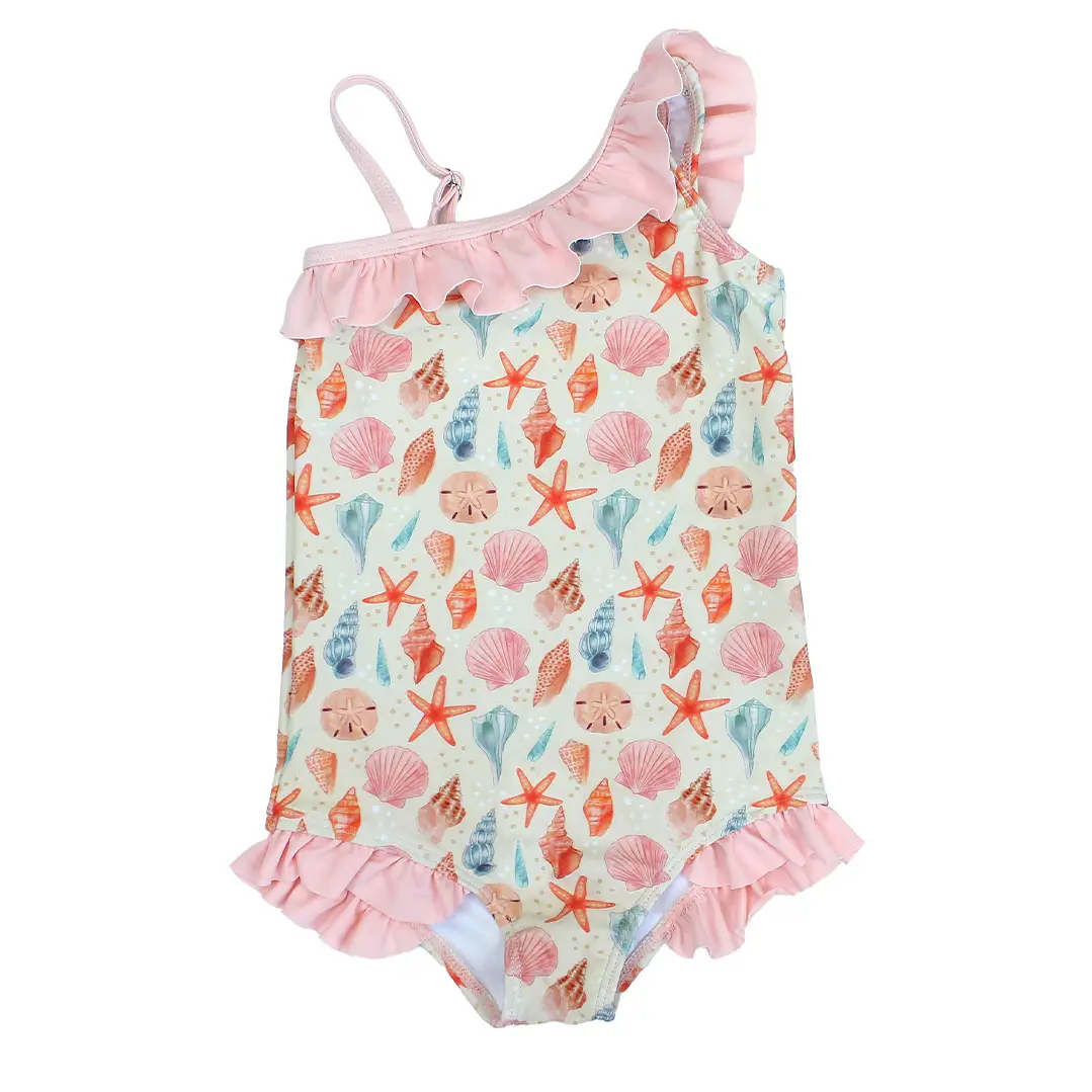 Baby Girl Sandy Seashells Swimsuit