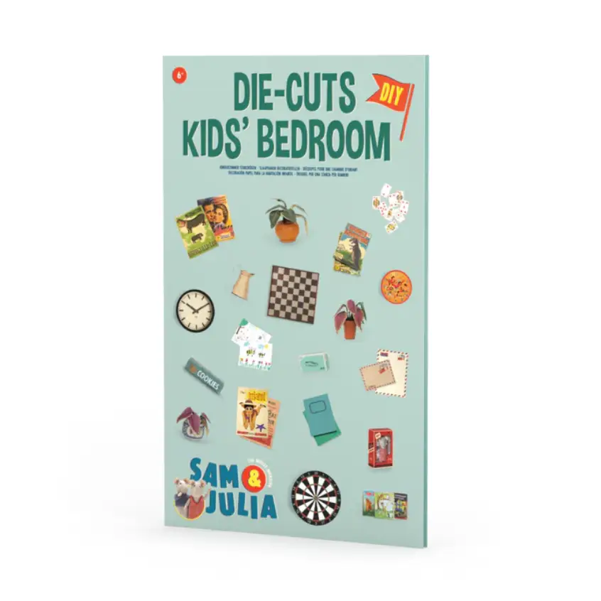 Sam & Julia DIY Die-Cuts Kids Bedroom