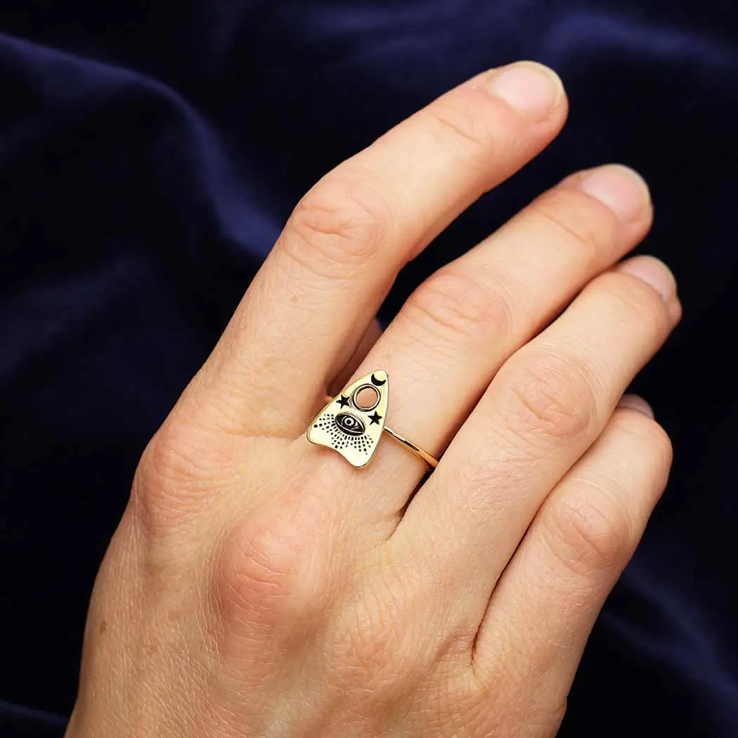 Sterling Ouija Planchette Ring