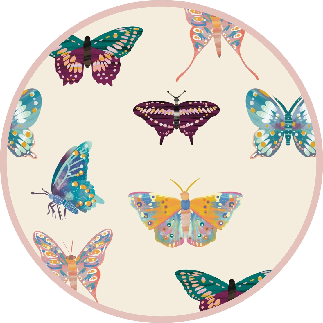 Wings of Paradise Butterflies Bamboo Pajama Pants
