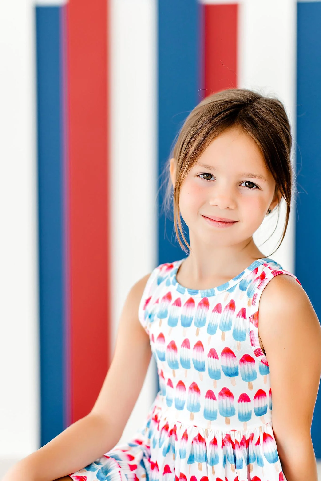 Red White & Cute Twirl Dress