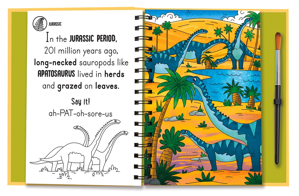 Paint With Water Dinosaurs