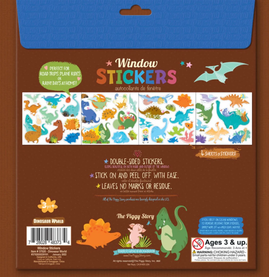 Window Sticker Activity Dinosaurs