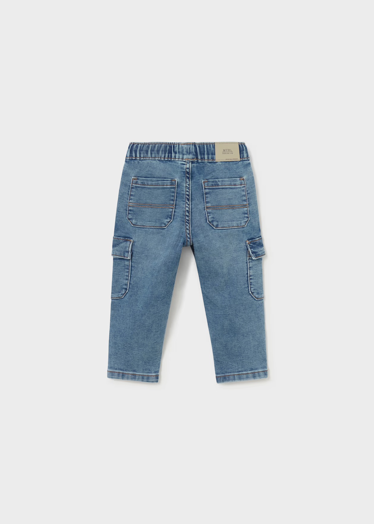 Baby Cargo Denim Pants