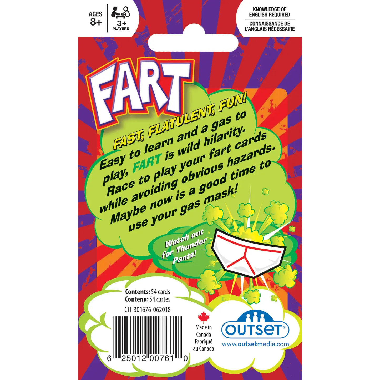 Fart Explosive Card Game