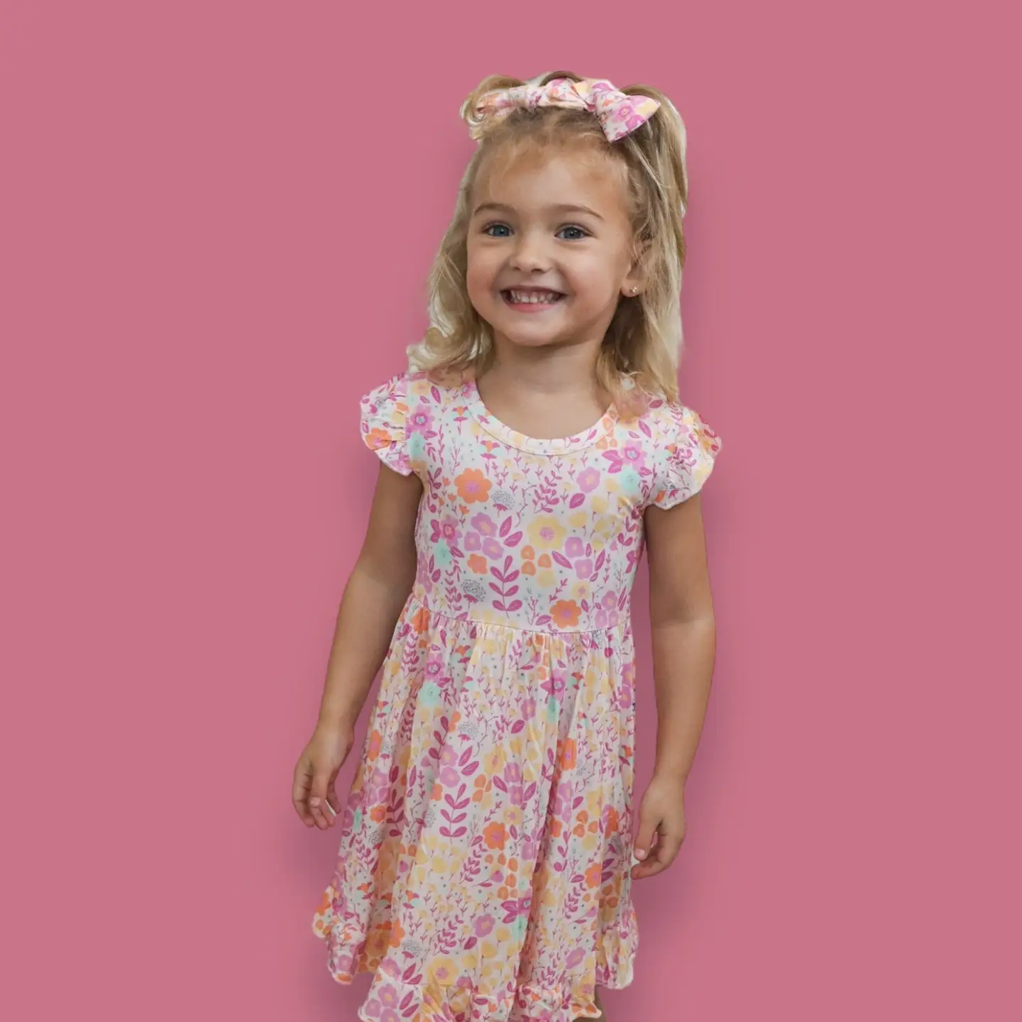 Girls Garden Treasures Dream Bow Hair Clips