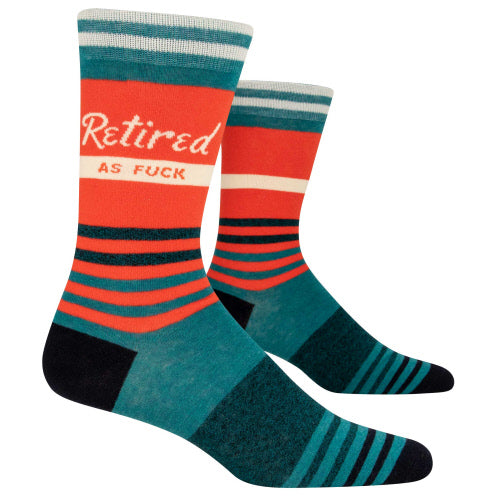 Retired As F*ck Men's Socks