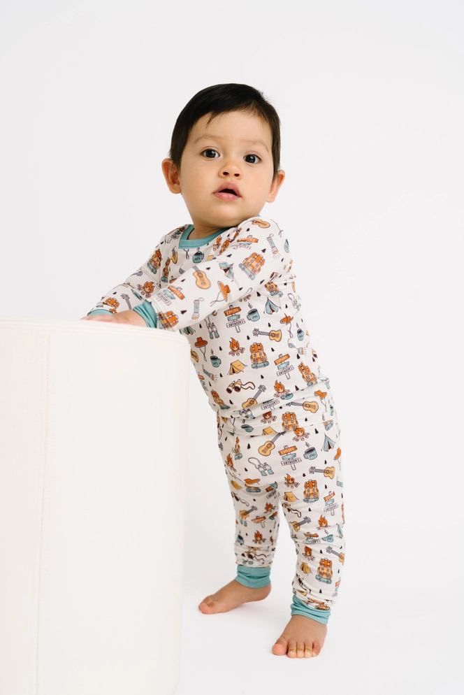 Kids Cozy Campsite Bamboo Pajamas