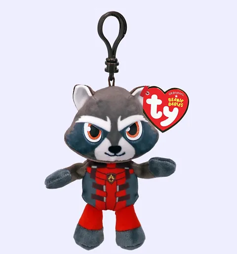 Marvel Rocket Beanie Keychain