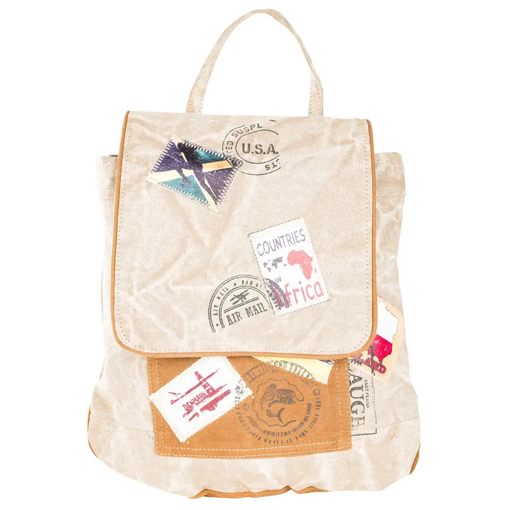 Canvas Country Patch Backpack