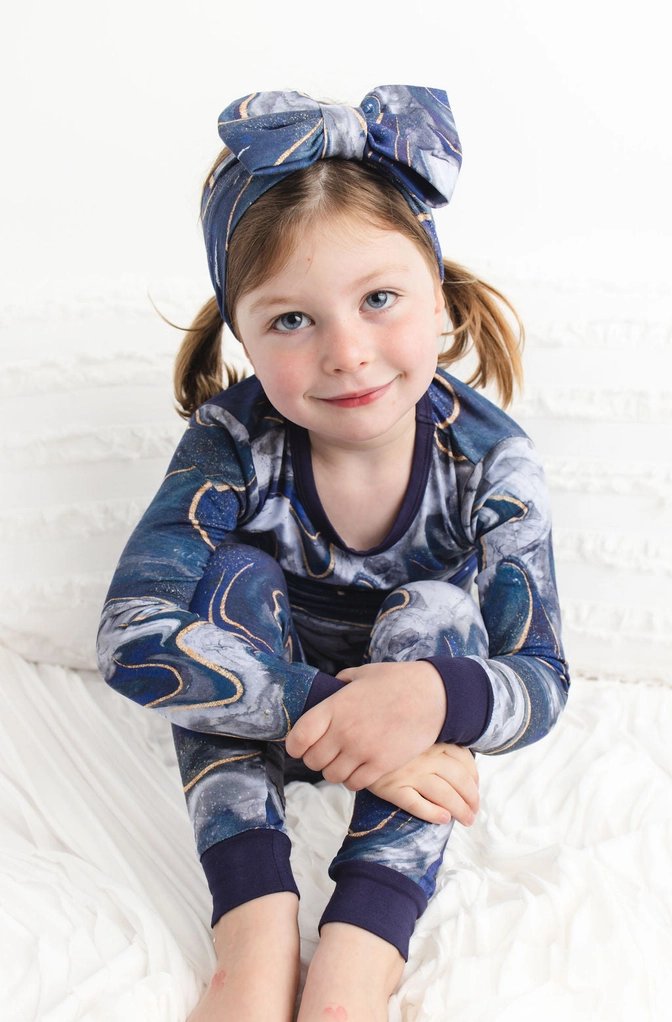 Marbleous Night Kids Bamboo Pajamas