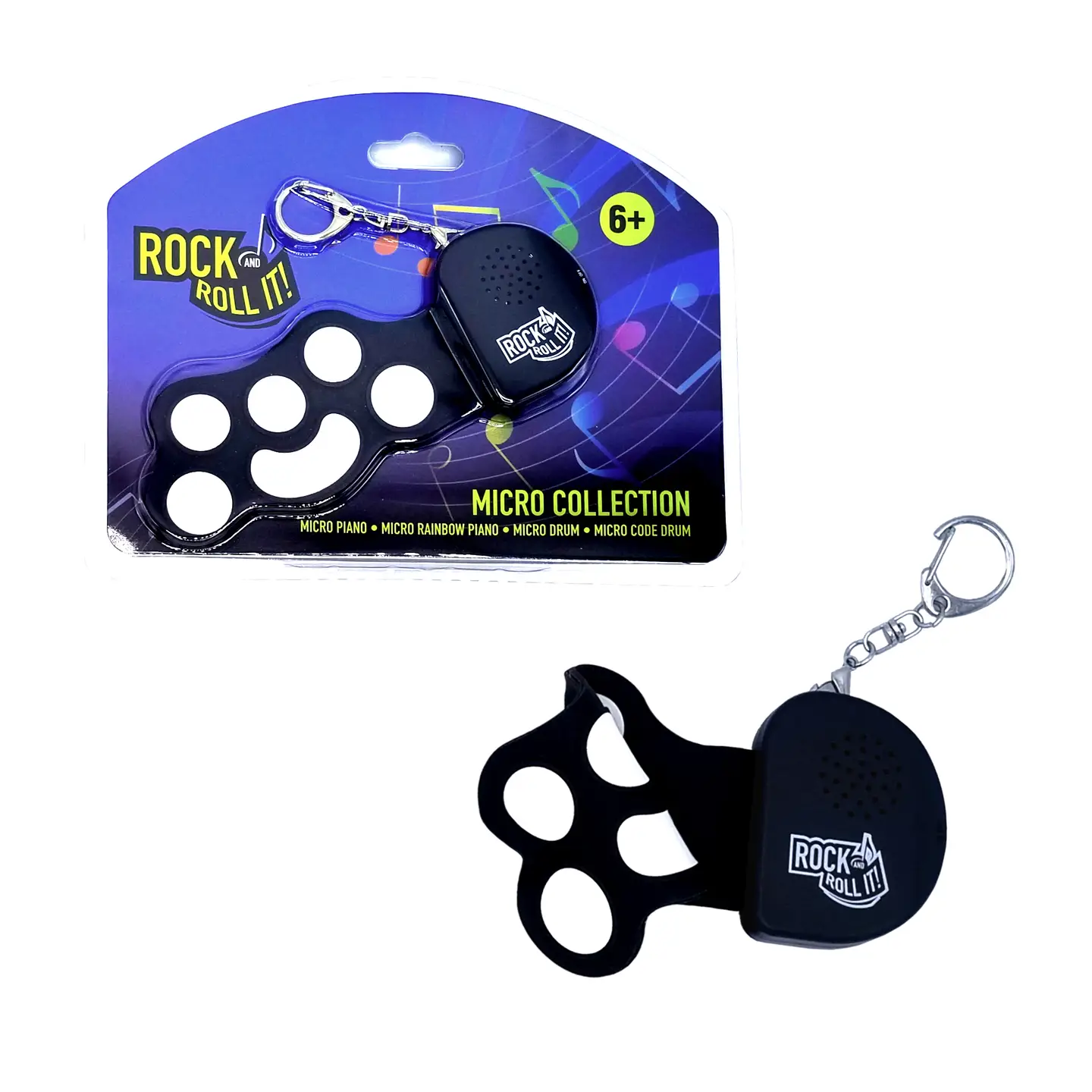 Micro Rock and Roll It Keychain