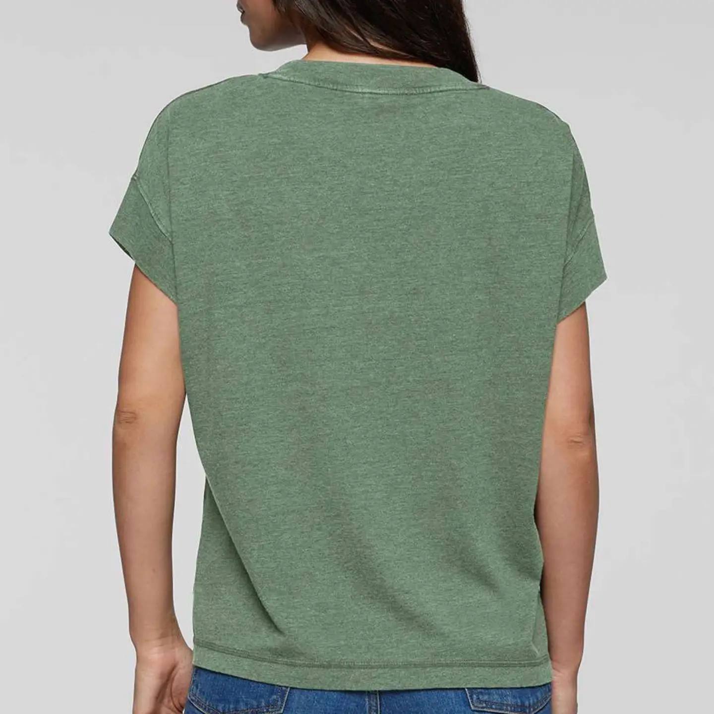 Loose Fit Evergreen Vintage Washed Tee