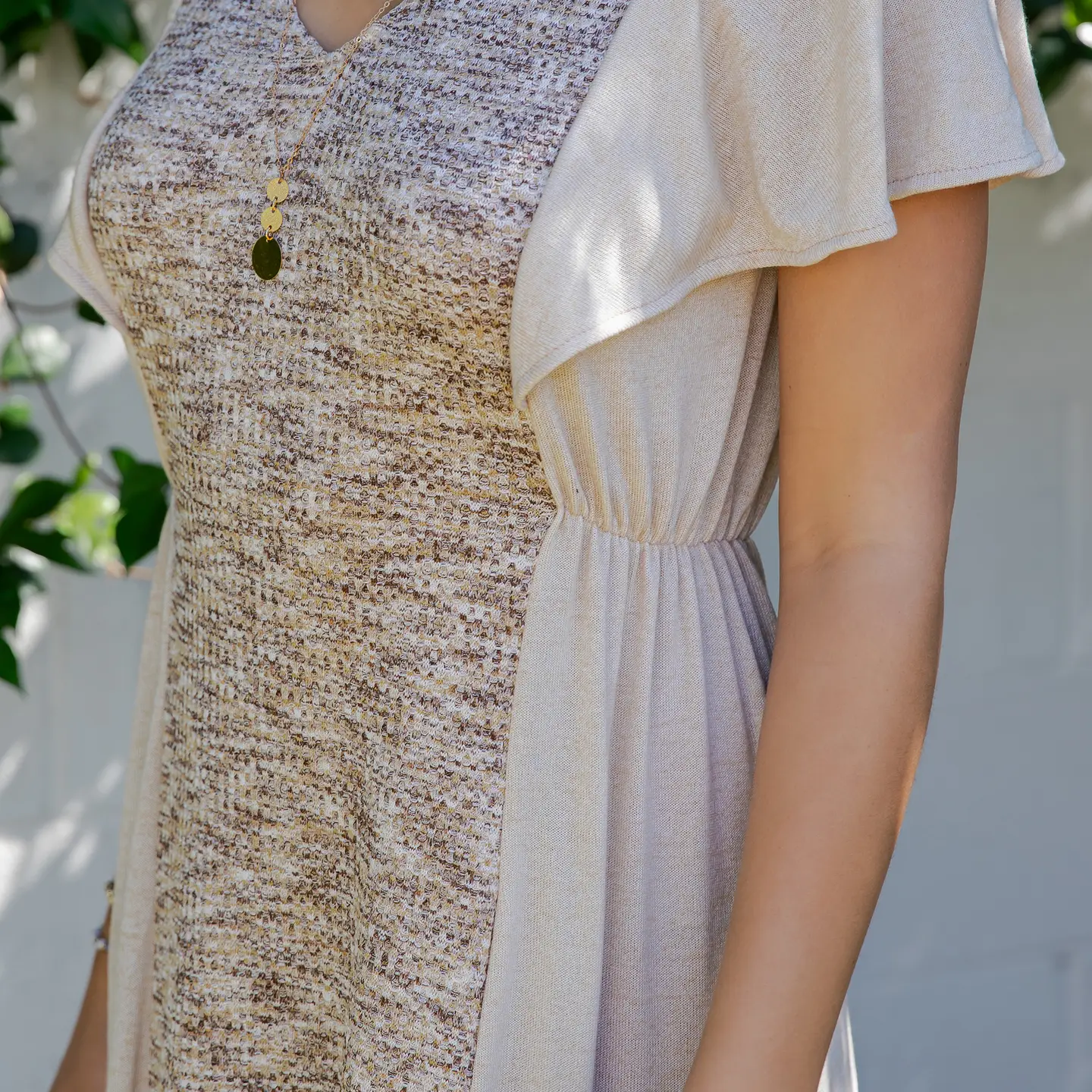 Boho Knit Dress Panel