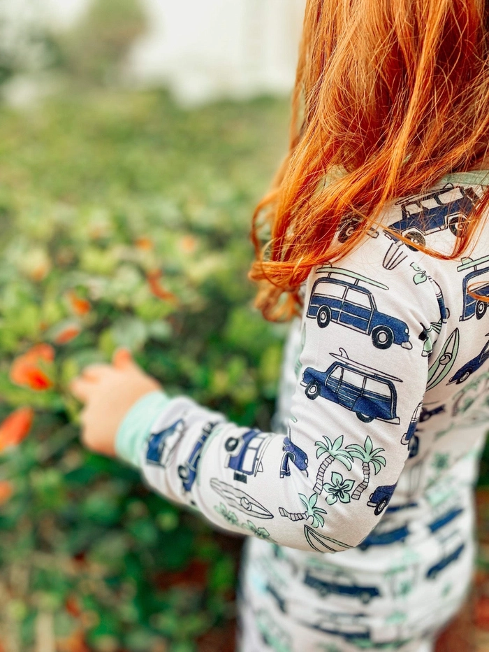 Mahalo Cars Kids Bamboo Pajamas