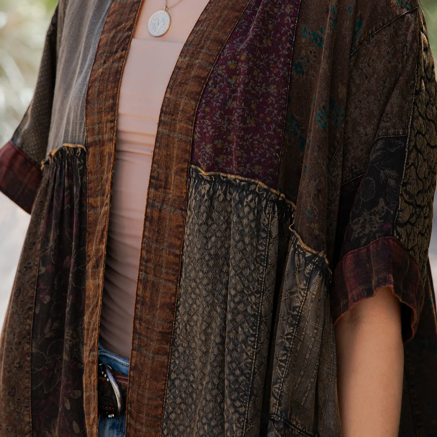 Mix N' Match Patchwork Kimono