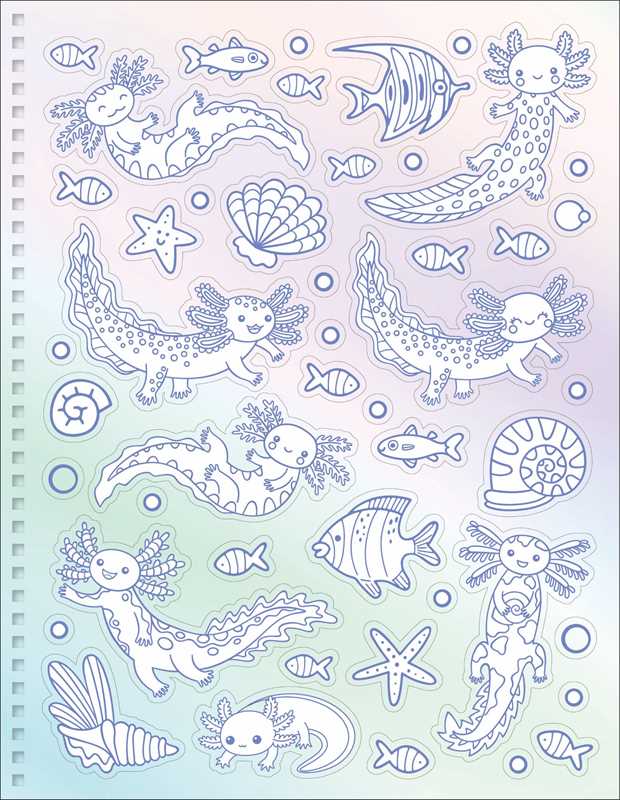 Velvet Art: Axolotls