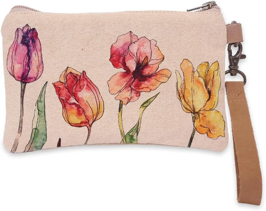 Tulips Wristlet