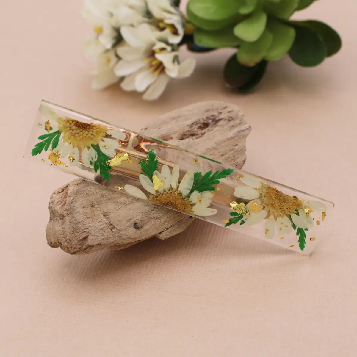 Dried Flower Hair Clip