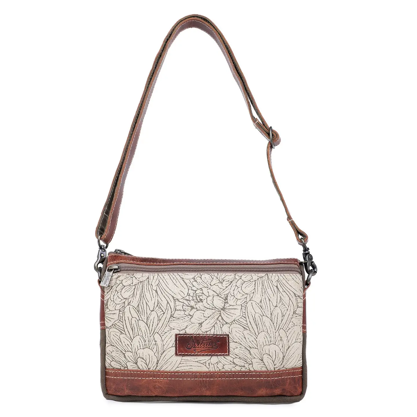Women's Crossbody Bag - Flower Petals