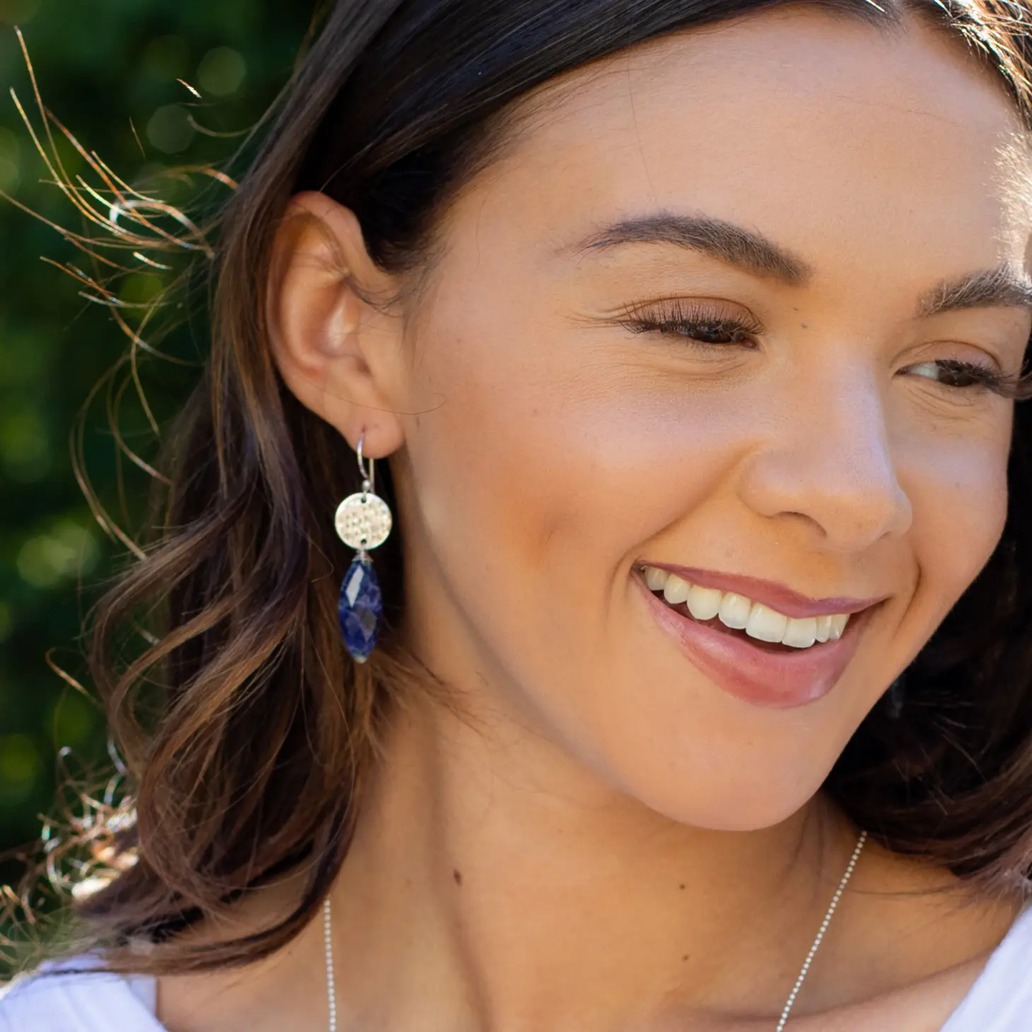 Akriti Large Faceted Earrings