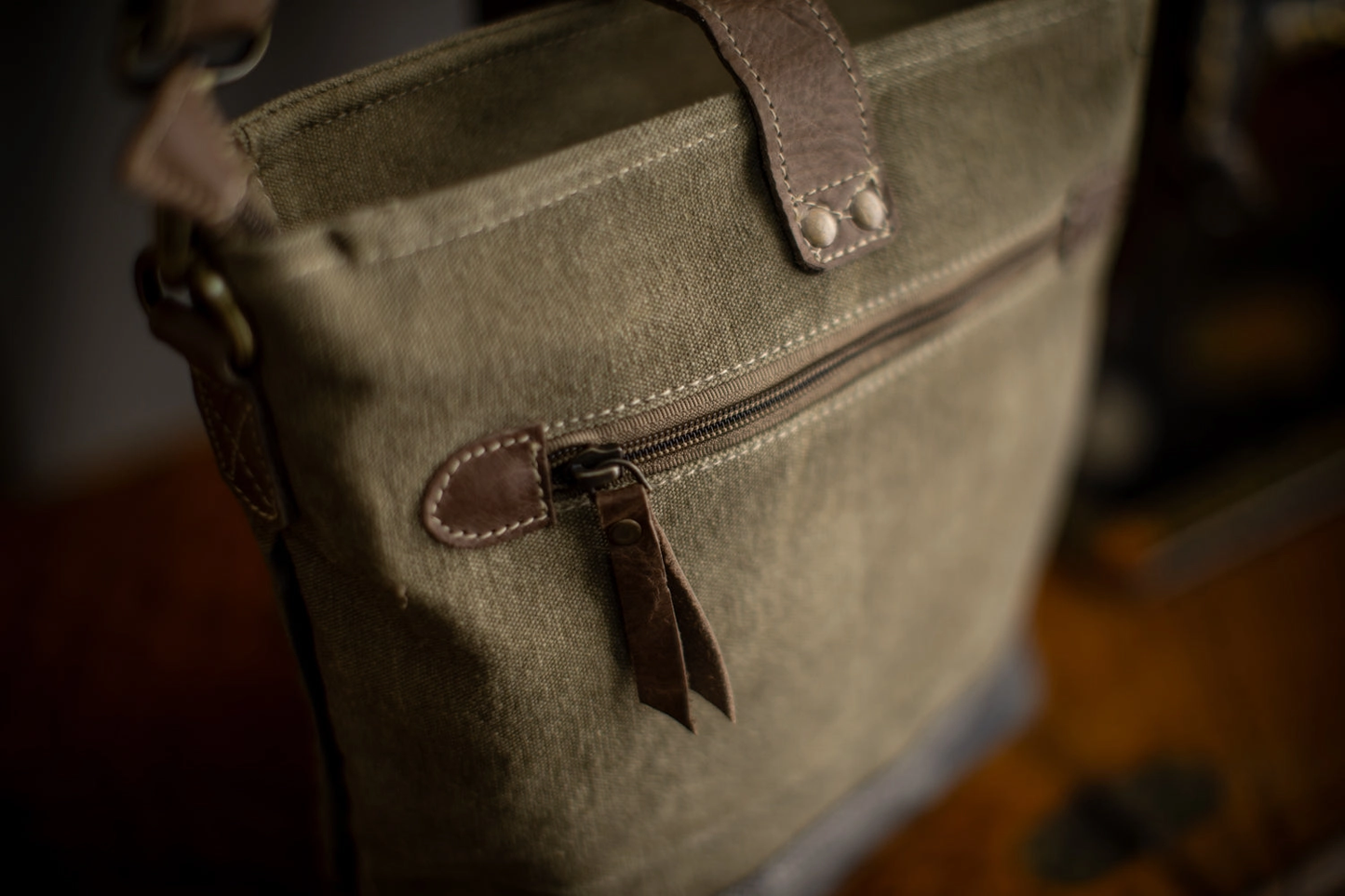 Leaves Canvas Sling Bag