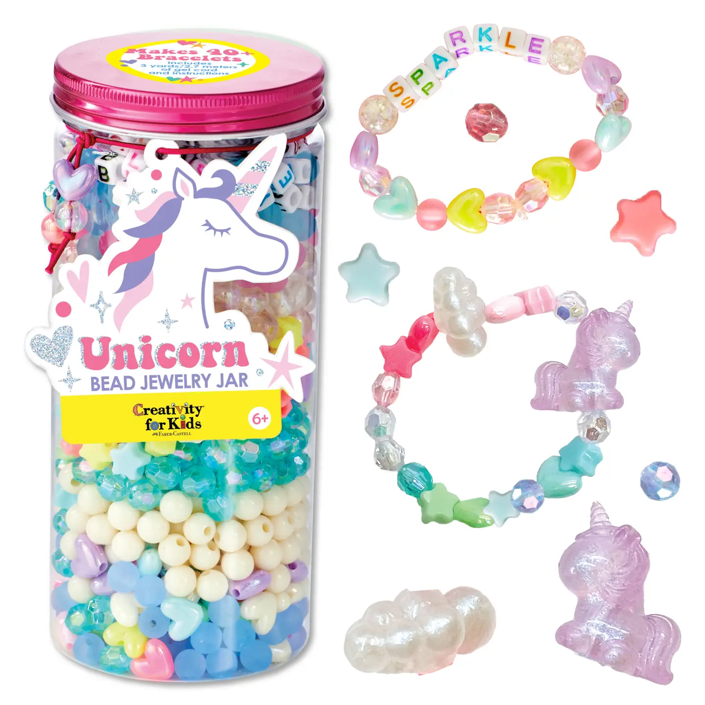 Unicorn Bead Jewelry Jar