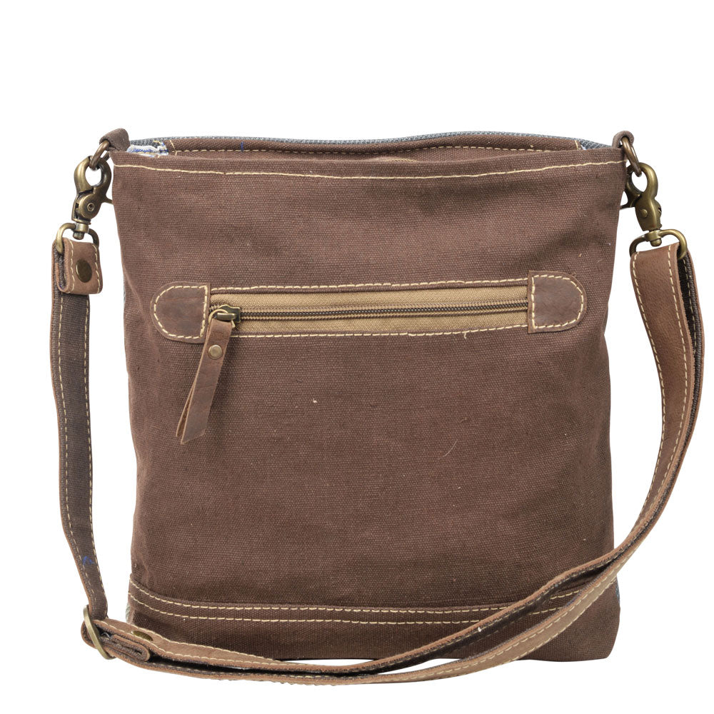 Canvas Double Zipper Deer Bag w/ Clasp