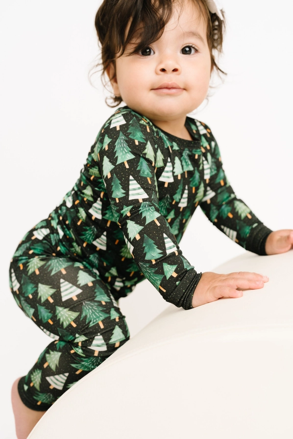 Kids Evergreen Bamboo Pajamas