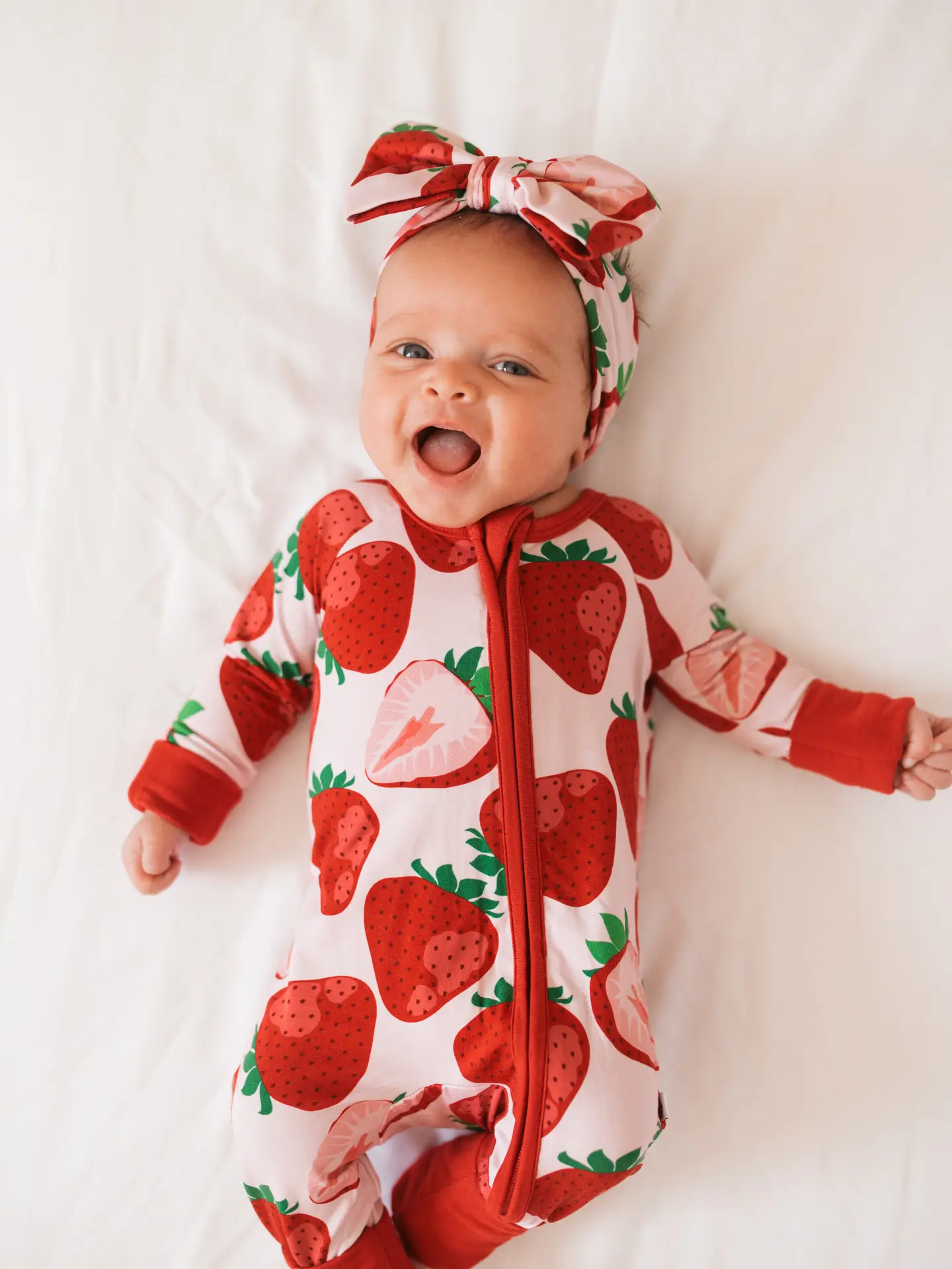 Berry Sweet Strawberry Bamboo Sleeper