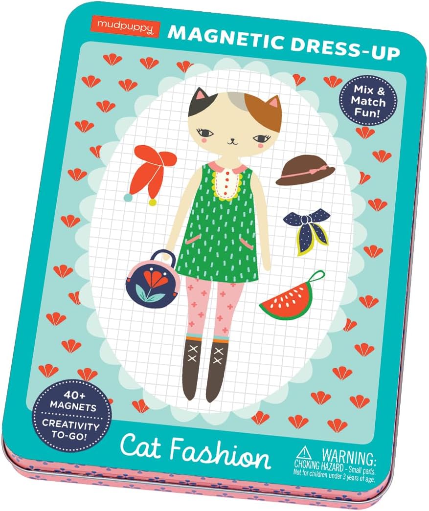 Cat Fashion Magnetic Figures