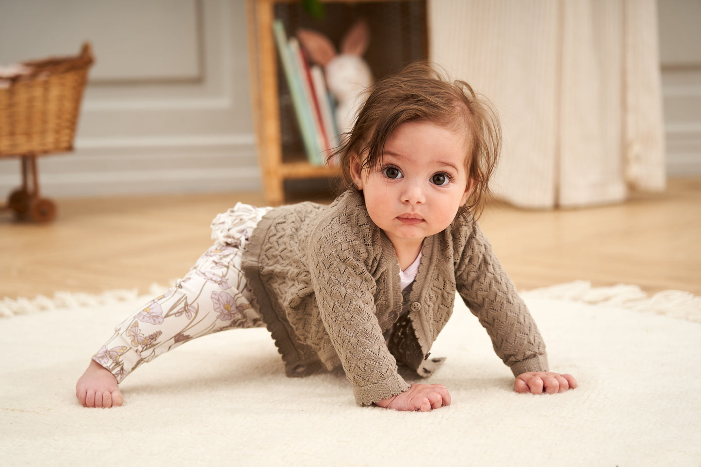 Baby Knit Needle Cardigan