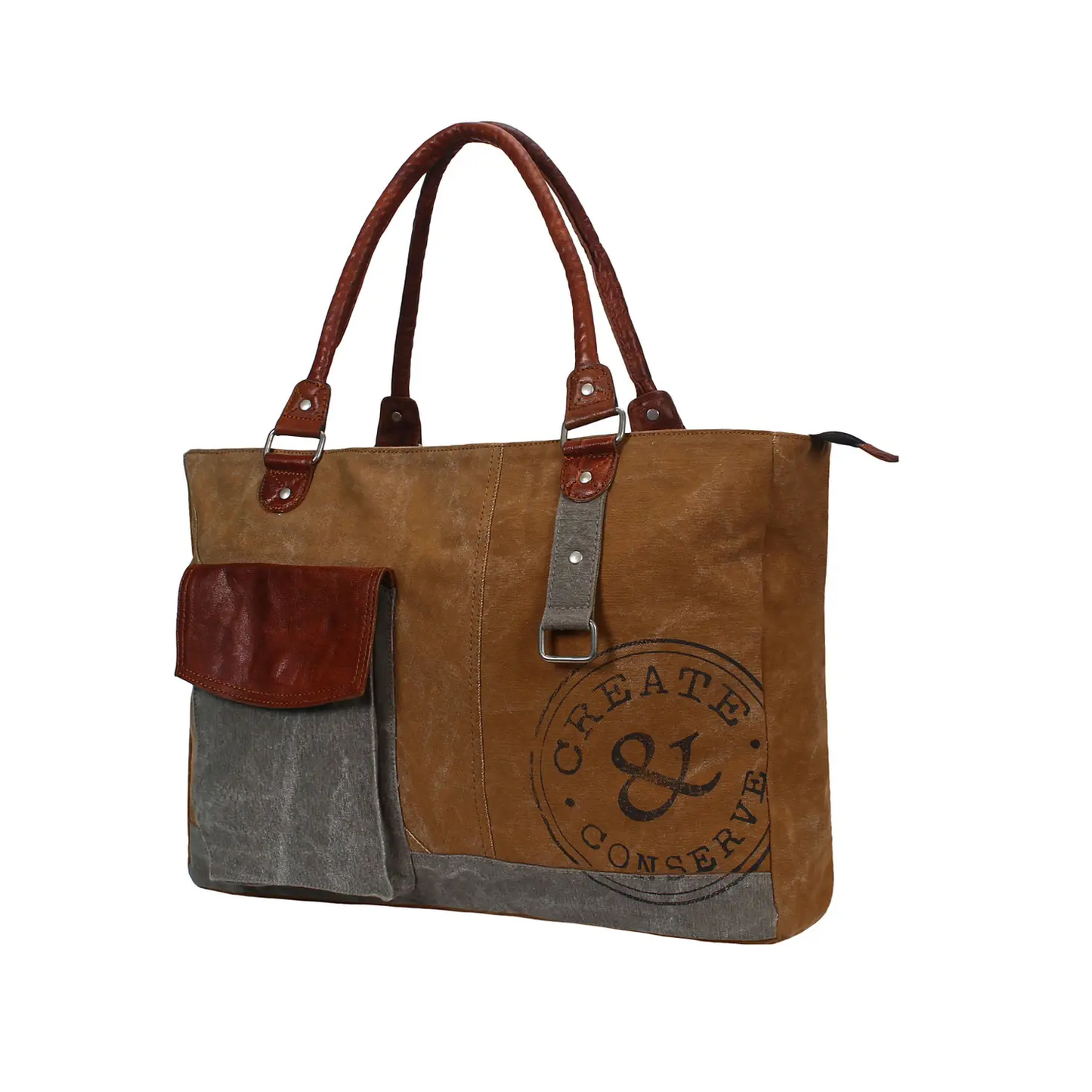 Create & Conserve Canvas Tote