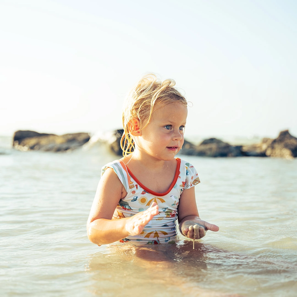 Girls Beach Day Reversible Swimsuit
