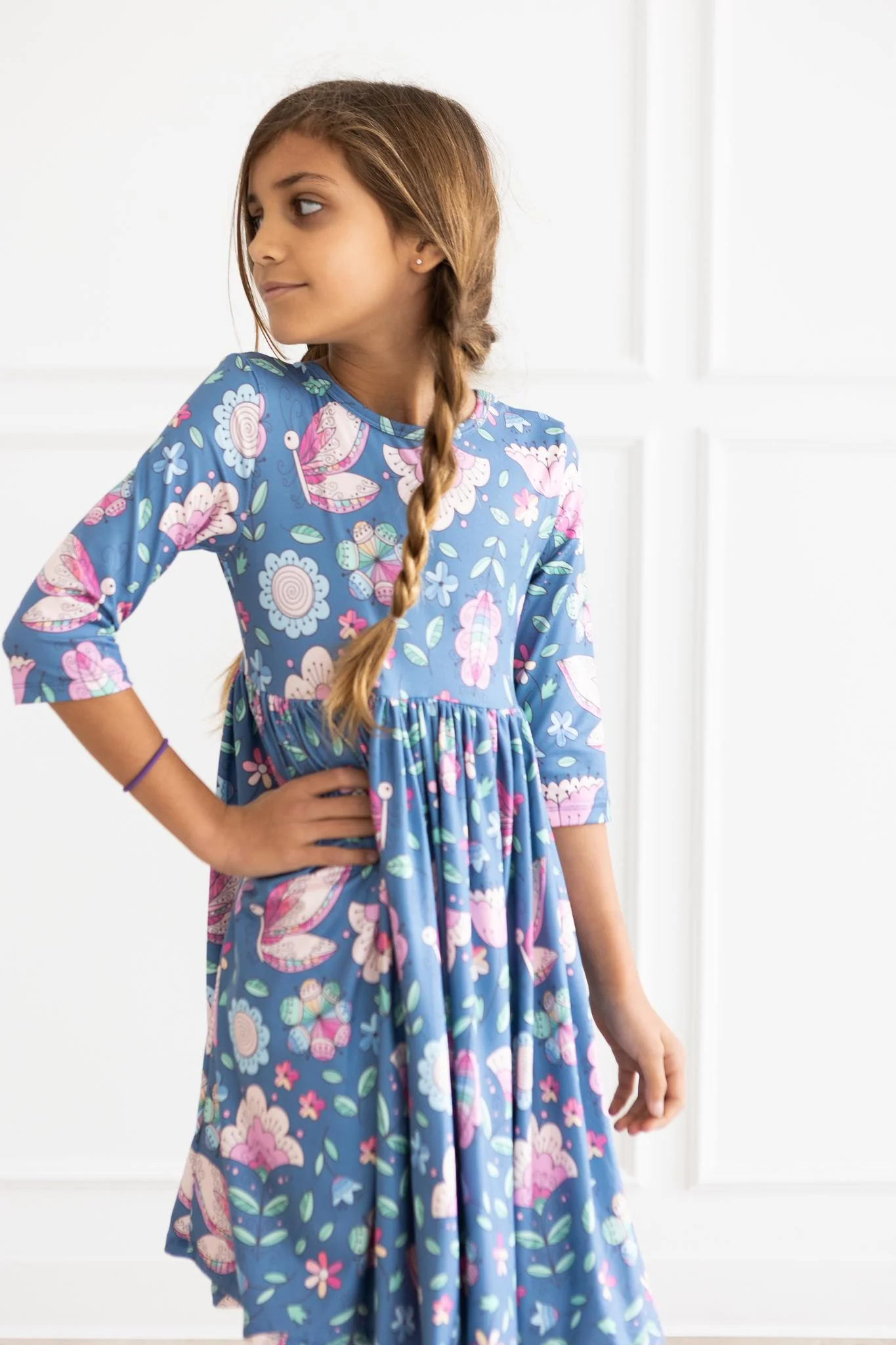 Girls Spring Gardens Twirl Dress